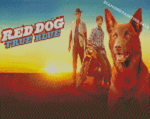 Red Dog Movie Poster Diamond Painting