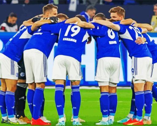 Schalke Football Club Team Diamond Painting