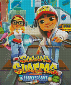 Subway Surfers Game Poster 5D Diamond Painting
