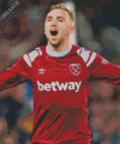 West Ham United Player Jarrod Bowen 5D Diamond Painting