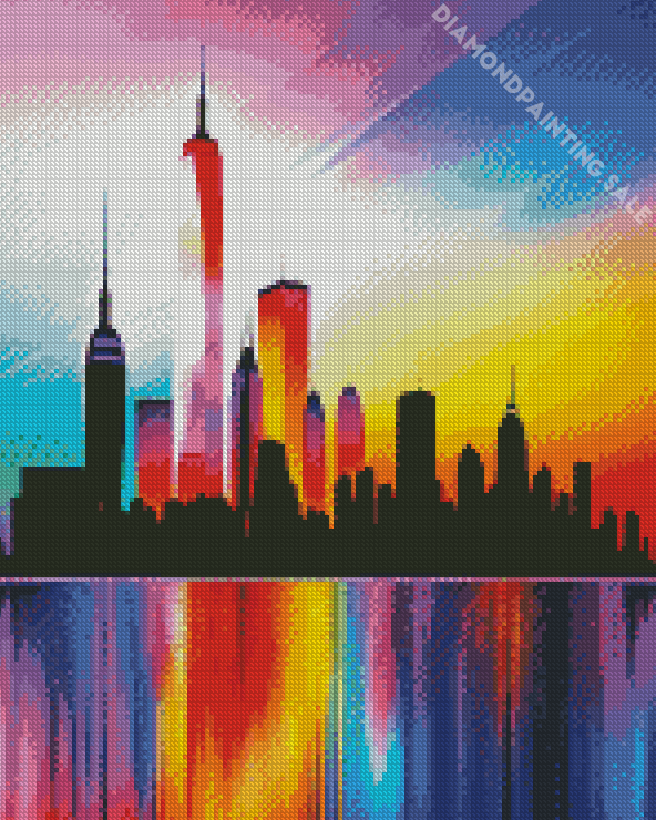 Aesthetic Colorful New York Art 5D Diamond Painting