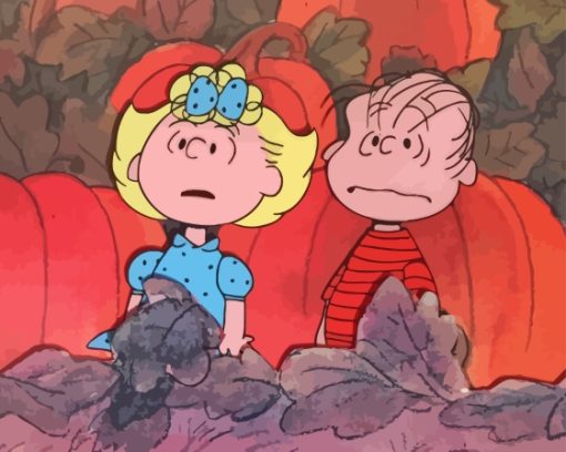 Peanuts Linus And Sally 5D Diamond Painting