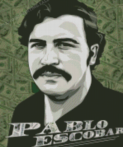 Pablo Escobar 5D Diamond Painting