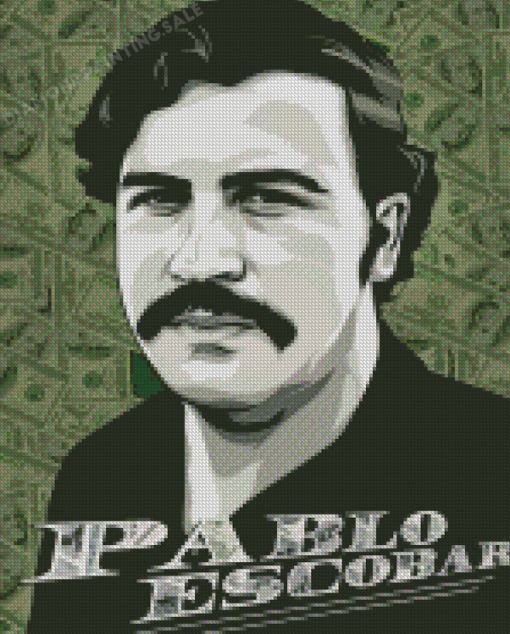 Pablo Escobar 5D Diamond Painting