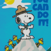 You Can Do It Snoopy 5D Diamond Painting