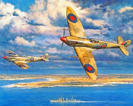 Aesthetic Spitfires 5D Diamond Painting