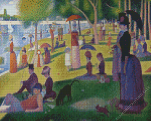 A Sunday Afternoon by Georges Seurat 5D Diamond Painting