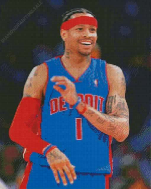 Allen Ezail Iverson 5D Diamond Painting