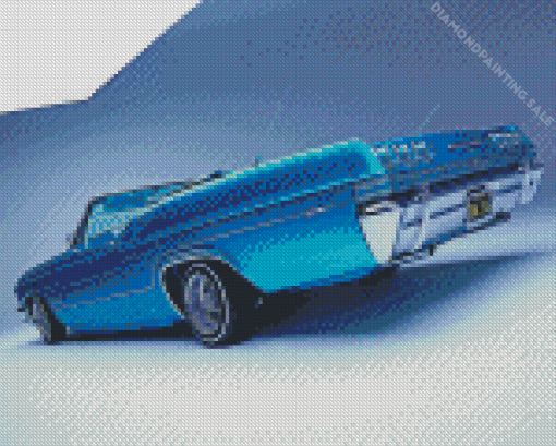 Blue 1965 Impala 5D Diamond Painting