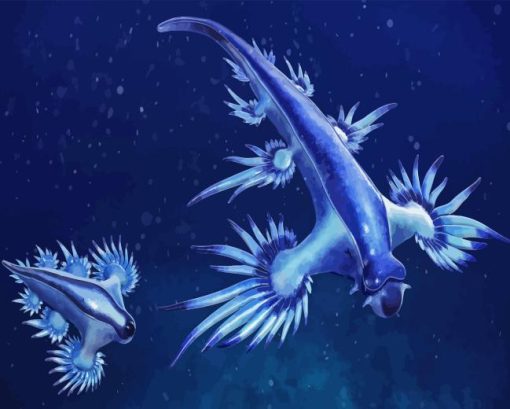 Blue Dragons 5D Diamond Painting