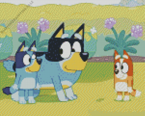 Bluey The Dog 5D Diamond Painting