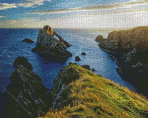 Bow Fiddle Rock Tourist Attraction 5D Diamond Painting