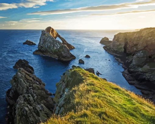 Bow Fiddle Rock Tourist Attraction 5D Diamond Painting