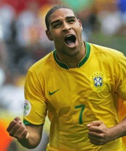 Brazilian Footballer Adriano 5D Diamond Painting