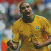 Brazilian Footballer Adriano 5D Diamond Painting