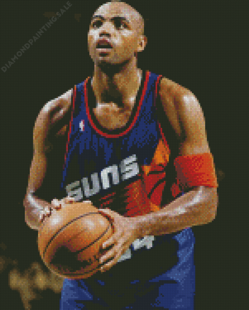 Charles Barkley Basketballer 5D Diamond Painting