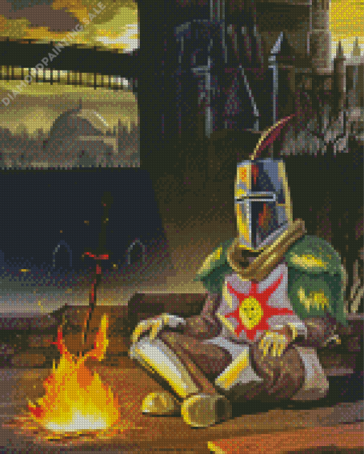 Dark Souls Solaire 5D Diamond Painting