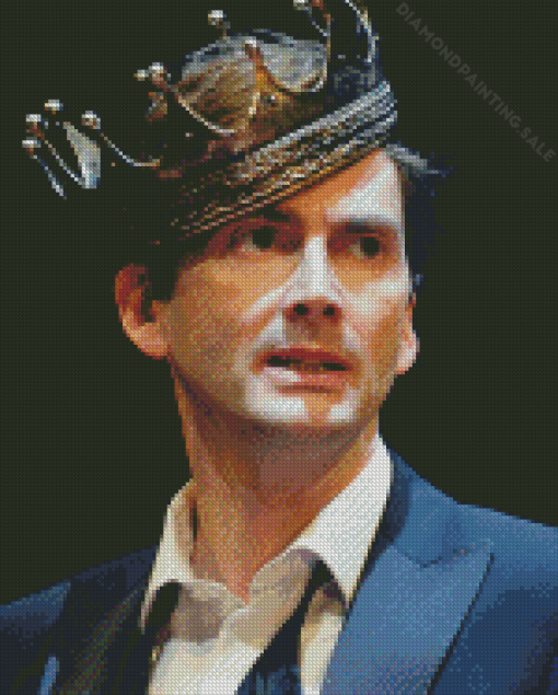 David Tennant with Crown 5D Diamond Painting