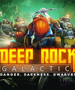 Deep Rock Galactic Poster 5D Diamond Painting