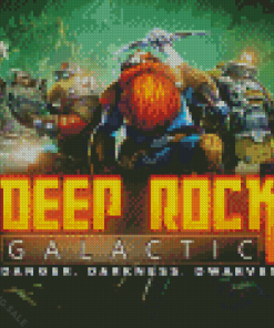 Deep Rock Galactic Poster 5D Diamond Painting