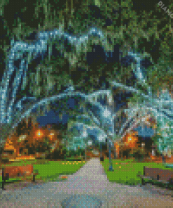 Garden in Tallahassee City 5D Diamond Painting
