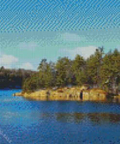 George Lake Killarney Provincial Park 5D Diamond Painting