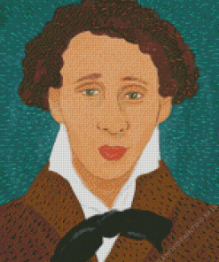 Hans Christian Andersen Portrait 5D Diamond Painting