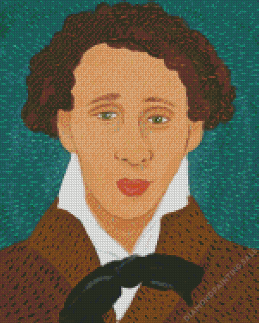 Hans Christian Andersen Portrait 5D Diamond Painting