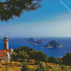 Lycian Way Lighthouse 5D Diamond Painting