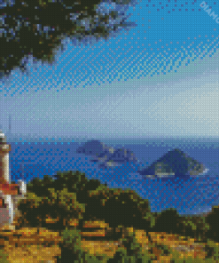 Lycian Way Lighthouse 5D Diamond Painting