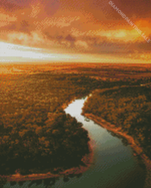 Murray River Landscape 5D Diamond Painting