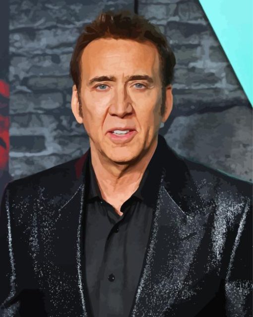 Nicolas Cage 5D Diamond Painting