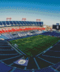 Nissan Stadium in Nashville 5D Diamond Painting