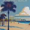 Pompano Beach Poster 5D Diamond Painting