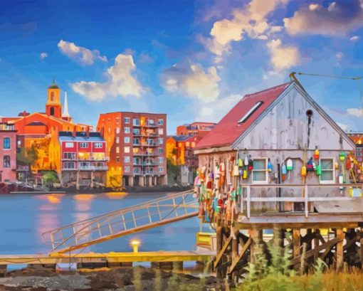Portsmouth New Hampshire 5D Diamond Painting