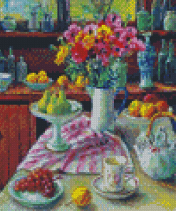 Ranunculus And Pears Olley 5D Diamond Painting