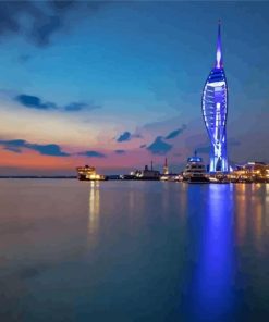 Spinnaker Tower in Portsmouth 5D Diamond Painting