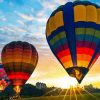 Balloon Festival With Sunset 5D Diamond Painting