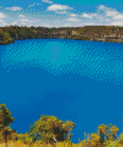 Blue Lake 5D Diamond Painting