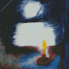 Candle At a Window Winifred Nicholson 5D Diamond Painting