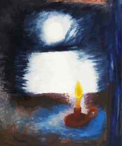 Candle At a Window Winifred Nicholson 5D Diamond Painting