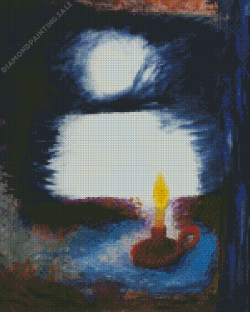 Candle At a Window Winifred Nicholson 5D Diamond Painting