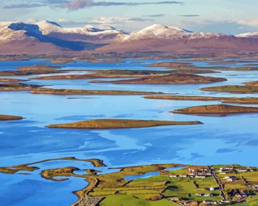 Clew Bay County Mayo 5D Diamond Painting