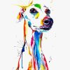 Colorful Greyhound Splash 5D Diamond Painting