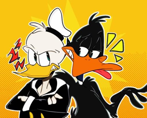 Donald And Daffy Pop Art 5D Diamond Painting