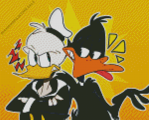 Donald And Daffy Pop Art 5D Diamond Painting