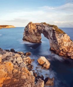 Es Pontas Arch in Balearic 5D Diamond Painting