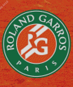 French Open Roland Garros Logo 5D Diamond Painting