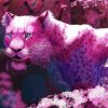 Jaguar Pink Animal 5D Diamond Painting