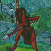 African Jungle Woman 5D Diamond Painting